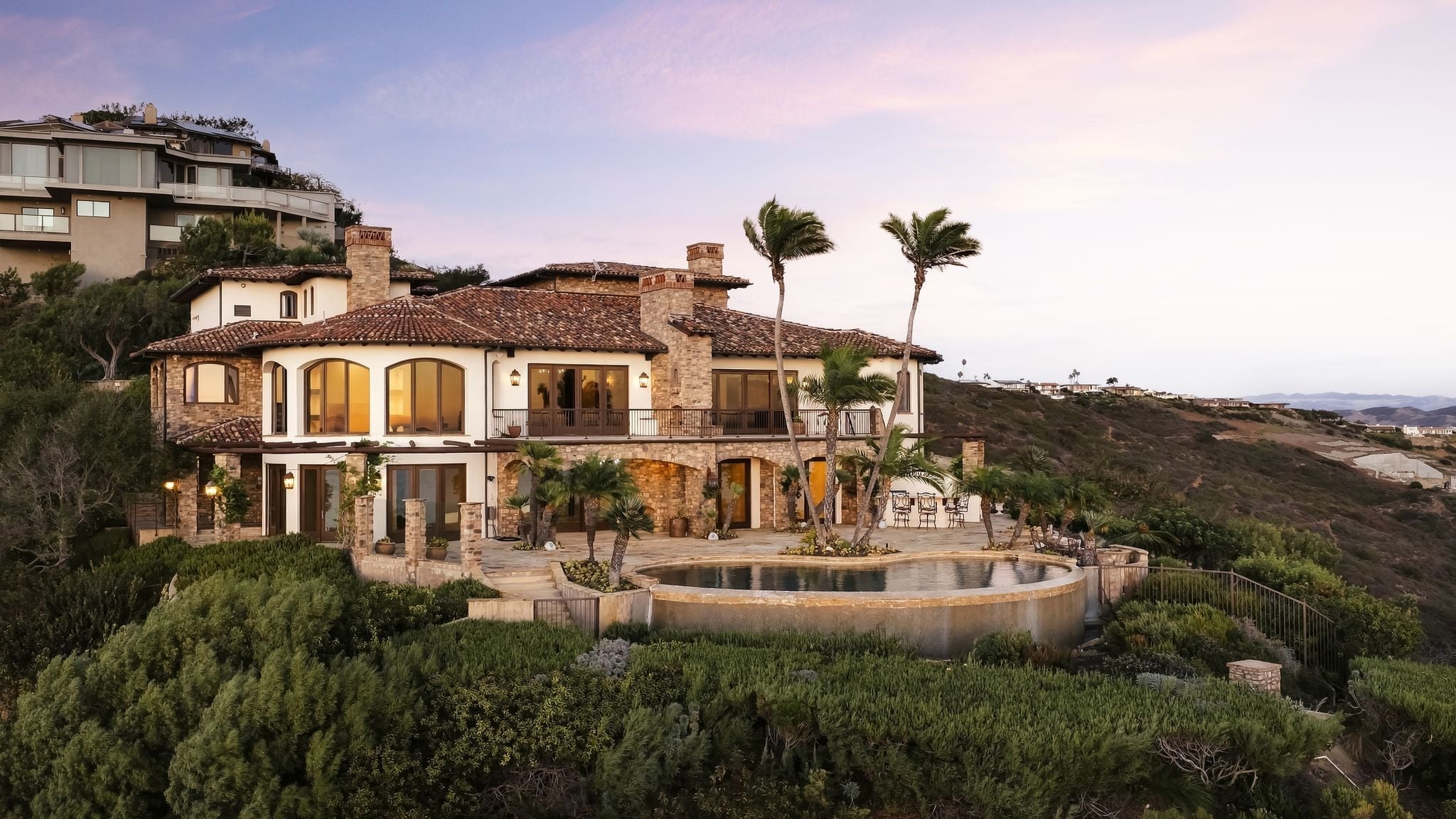 Aerial view of Lauren Conrad’s Former ‘Laguna Beach’ Mansion.