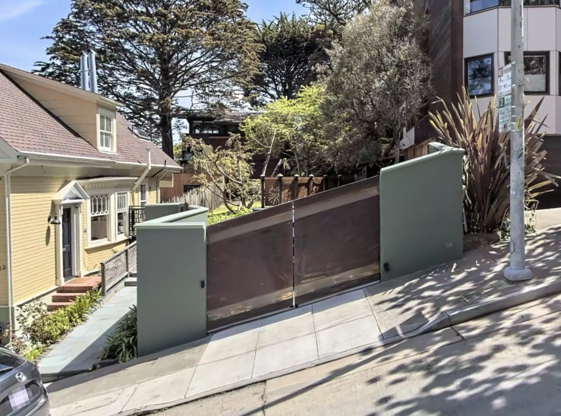 Street view of Gavin Newsom’s childhood home in San Francisco.