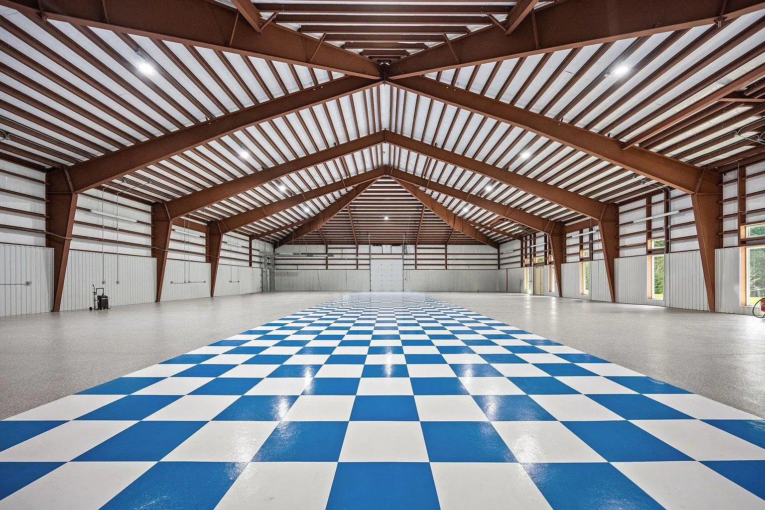 Enormous climate-controlled collector's garage