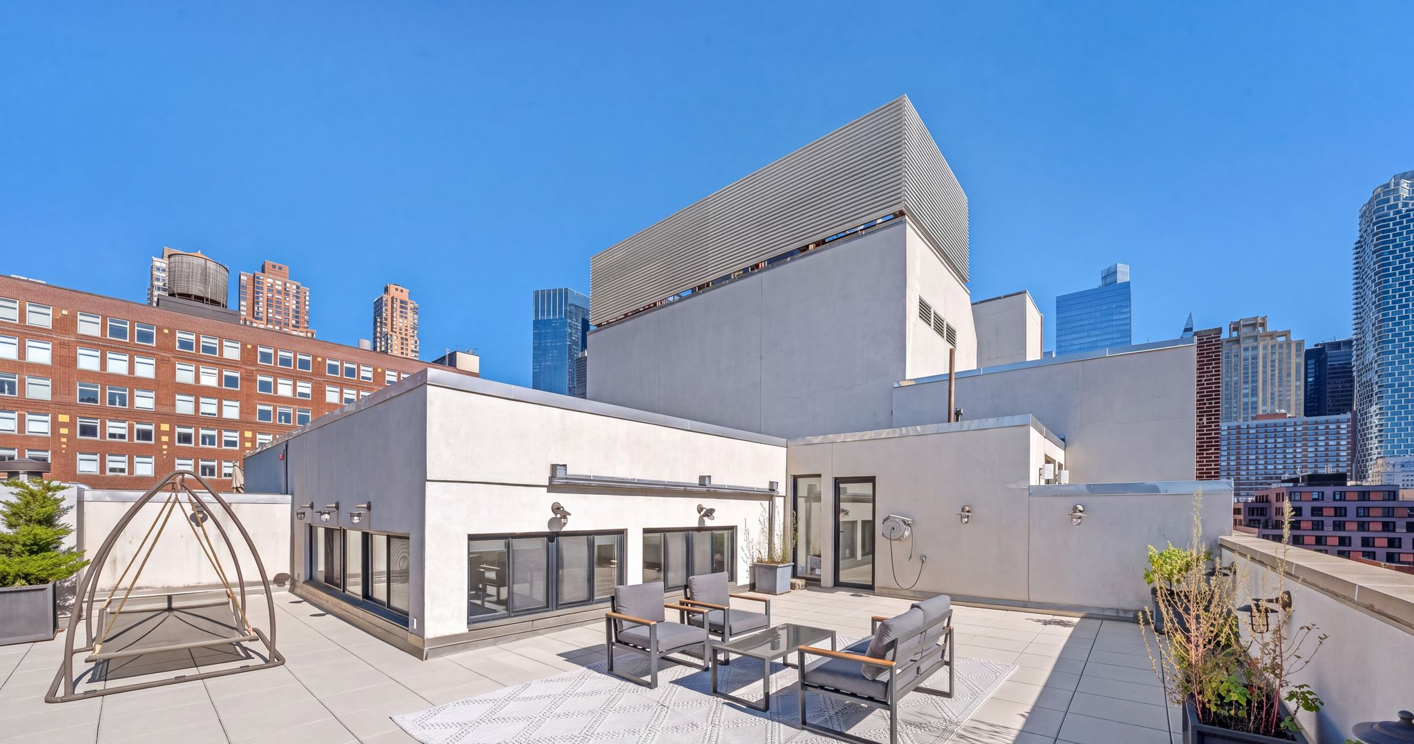 View from Lady Gaga's former New York penthouse rooftop.